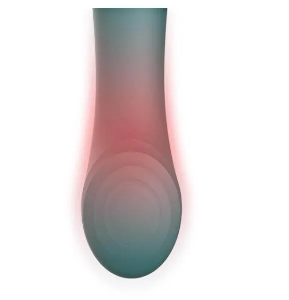 ZALO Female Sex Toys ZALO Queen Set Gspot PulseWave 17function Appcontrolled Rechargeable Silicone Vibrator with Suction Sleeve Jewel Green