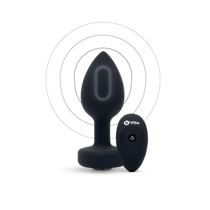 Anal BVibe BVibe Vibrating Jewel Plug MediumLarge Black