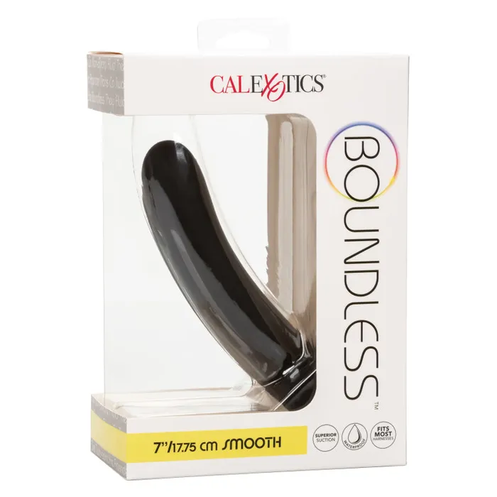 Anal Boundless Smooth 7 Inch Black Calexotics Anal Boundless Smooth 7 Inch Black Calexotics