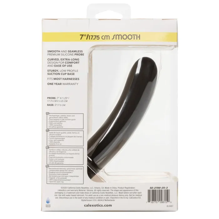 Anal Boundless Smooth 7 Inch Black Calexotics Anal Boundless Smooth 7 Inch Black Calexotics