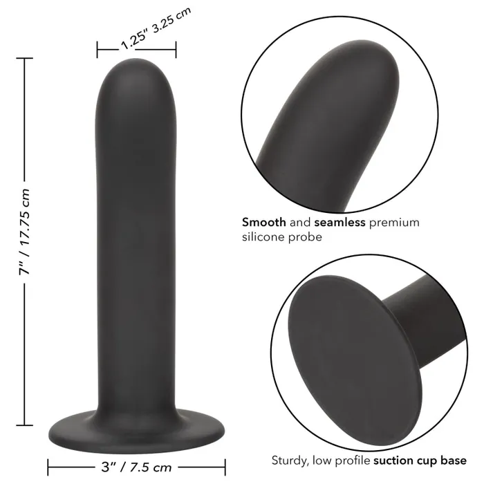 Anal Boundless Smooth 7 Inch Black Calexotics Anal Boundless Smooth 7 Inch Black Calexotics
