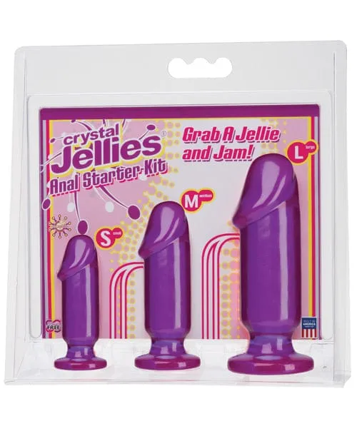 Anal Doc Johnson Crystal Jellies Anal Starter Kit Anal Doc Johnson Crystal Jellies Anal Starter Kit