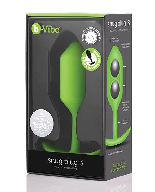 bVibe Anal bVibe Weighted Snug Plug 3 180 G