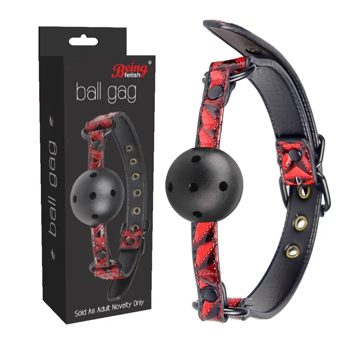BF Vibrators BF40333A Highquality Red PU Ball Gag