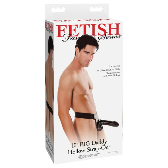 Big Daddy Hollow 10in Strap Pipedream Female Sex Toys Big Daddy Hollow 10in Strap Pipedream Female Sex Toys
