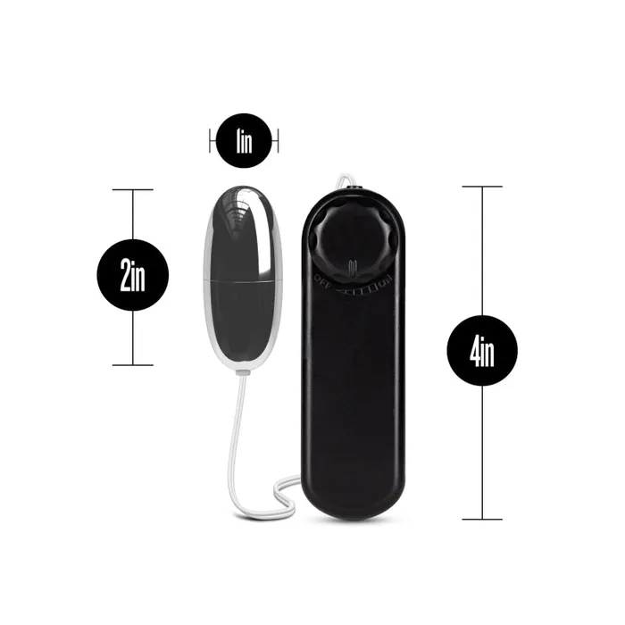 Blush Novelties B Yours Silver Power Bullet Black Anal Blush Novelties B Yours Silver Power Bullet Black Anal