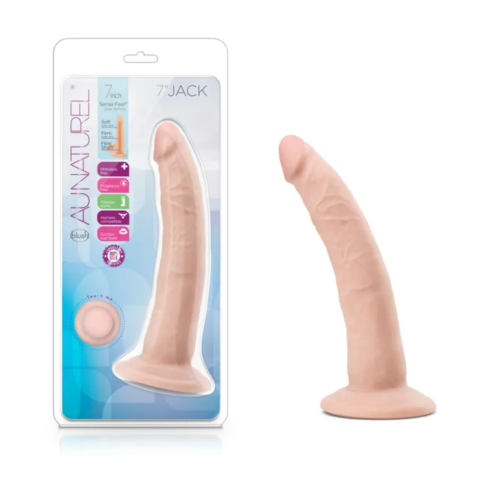 Blush Novelties Dildos Au Naturel 7 Inch Jack Vanilla Blush Novelties Dildos Au Naturel 7 Inch Jack Vanilla