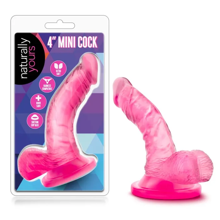 Blush Novelties Dildos Naturally Yours 4 Inch Mini Cock Pink Blush Novelties Dildos Naturally Yours 4 Inch Mini Cock Pink