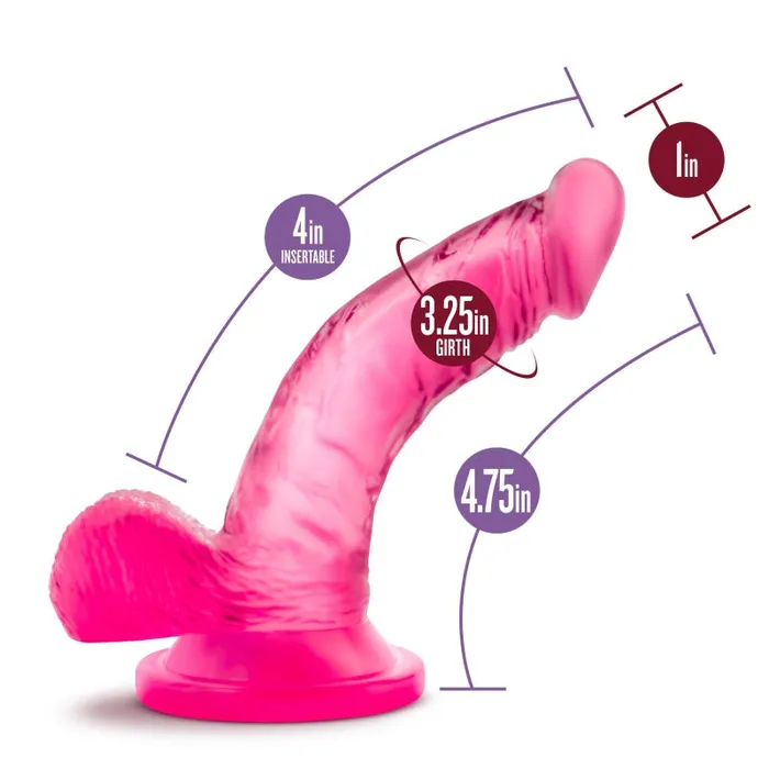 Blush Novelties Dildos Naturally Yours 4 Inch Mini Cock Pink Blush Novelties Dildos Naturally Yours 4 Inch Mini Cock Pink