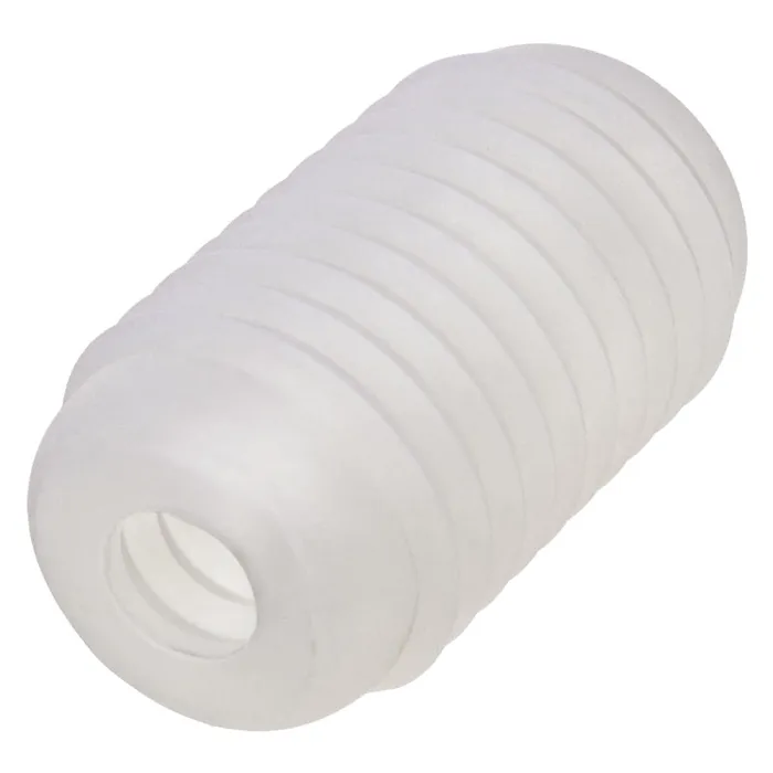 Calexotics Anal Pop Sock Ribbed Clear Calexotics Anal Pop Sock Ribbed Clear