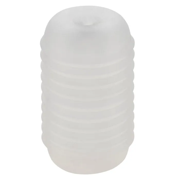 Calexotics Anal Pop Sock Ribbed Clear Calexotics Anal Pop Sock Ribbed Clear