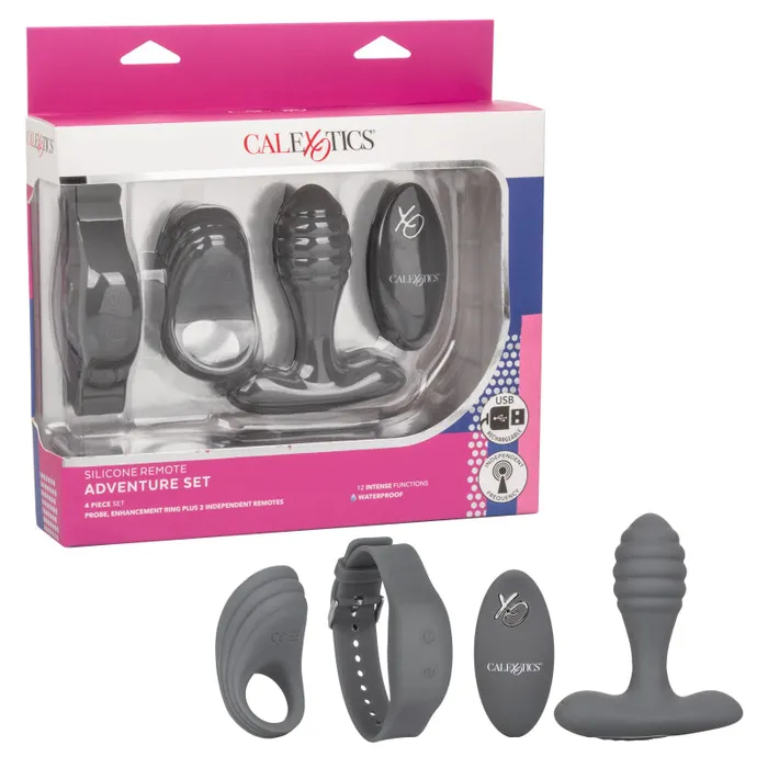 Calexotics Anal Silicone Remote Adventure Set