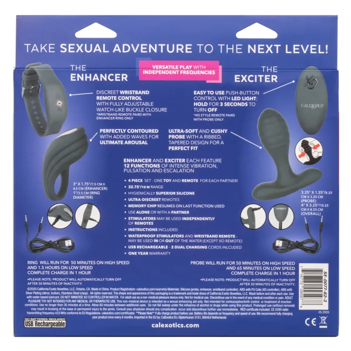 Calexotics Anal Silicone Remote Adventure Set Calexotics Anal Silicone Remote Adventure Set