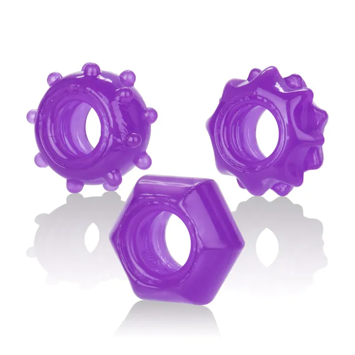 CalExotics Reversible Ring Set Purple Anal CalExotics Reversible Ring Set Purple Anal