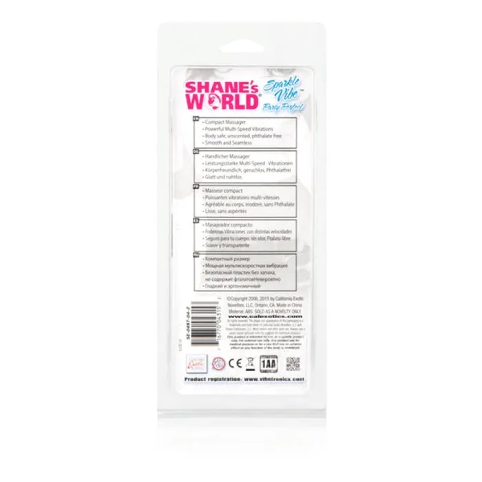 CalExotics Shanes World Sparkle Vibes Pink Vibrators CalExotics Shanes World Sparkle Vibes Pink Vibrators