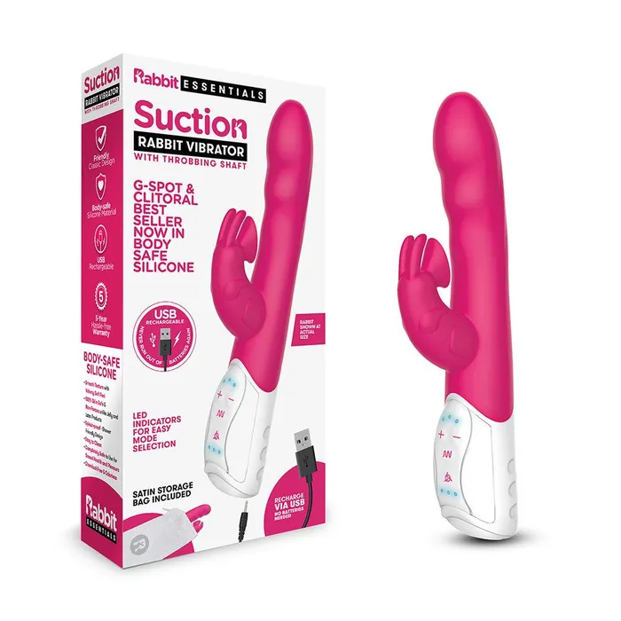 Clitoral Suction Rabbit Vibrator Rabbit Essentials Female Sex Toys