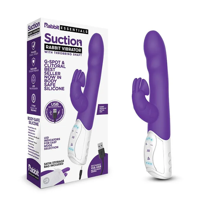 Clitoral Suction Rabbit Vibrator Rabbit Essentials Female Sex Toys