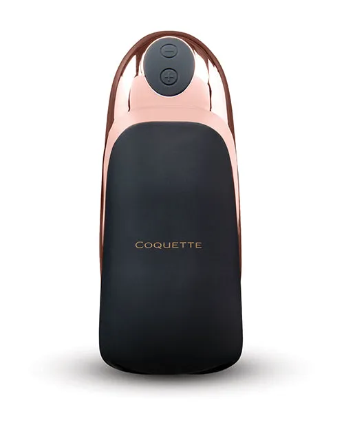 Coquette International Vibrators Coquette The Hedonist Stroker BlackRose Gold