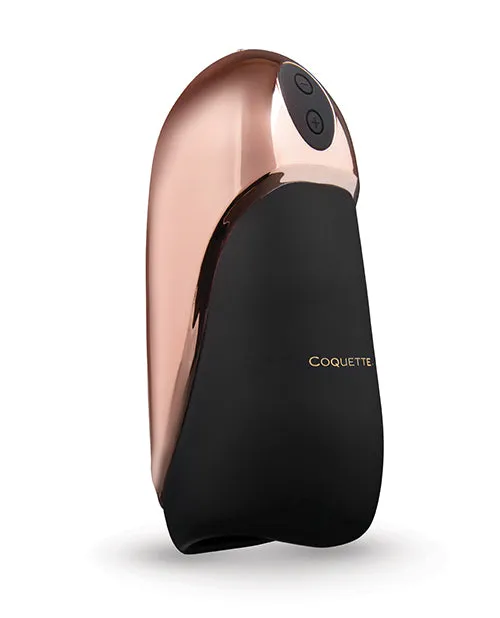 Coquette International Vibrators Coquette The Hedonist Stroker BlackRose Gold