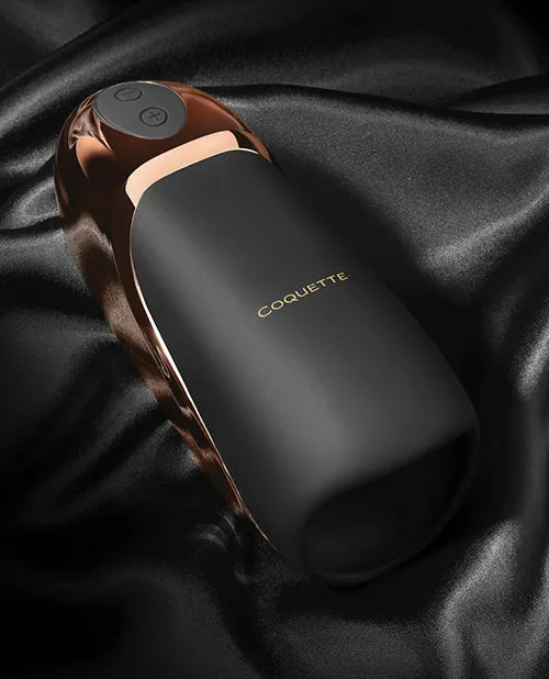Coquette International Vibrators Coquette The Hedonist Stroker BlackRose Gold