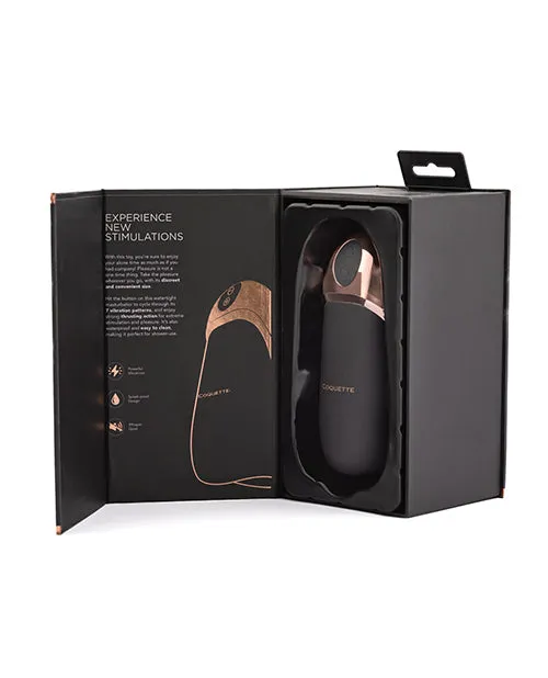 Coquette International Vibrators Coquette The Hedonist Stroker BlackRose Gold