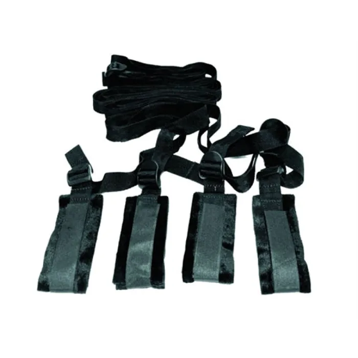 Couples Sex and Mischief Bed Bondage Restraint Kit Sportsheets
