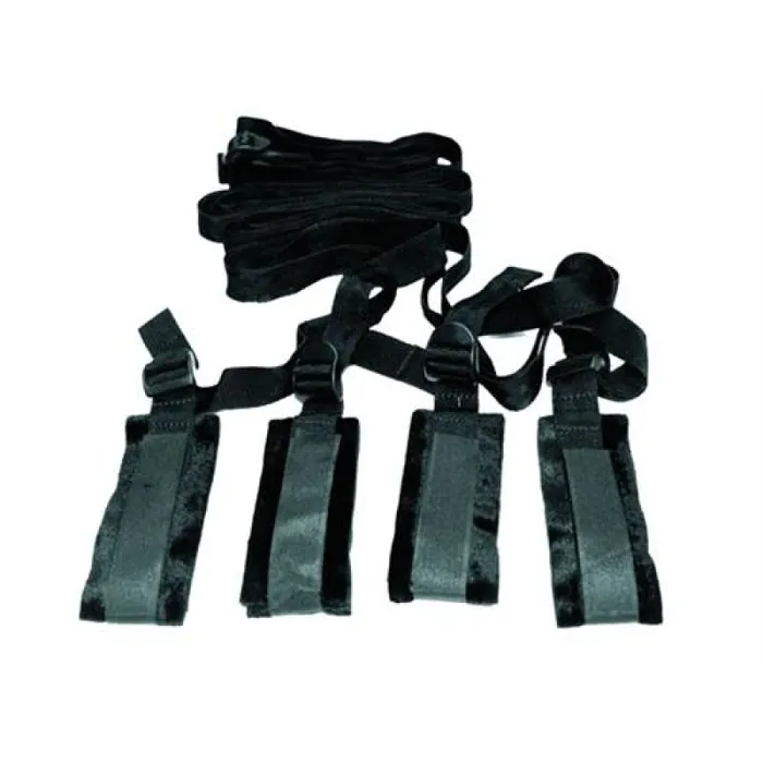 Couples Sex and Mischief Bed Bondage Restraint Kit Sportsheets