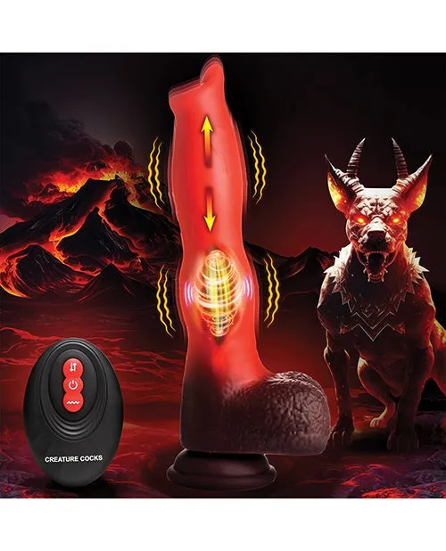 Creature Cocks Female Sex Toys Creature Cocks Ramming Hound Thrusting Vibrating Silicone Dildo with Remote Control RedBrown Creature Cocks Female Sex Toys Creature Cocks Ramming Hound Thrusting Vibrating Silicone Dildo with Remote Control RedBrown