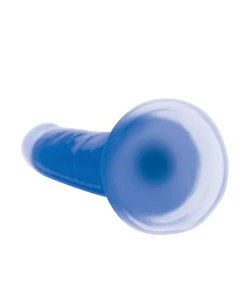 Curve Novelties Dildos Curve Toys Lollicock 7 Inch Glow In The Dark Silicone Dildo