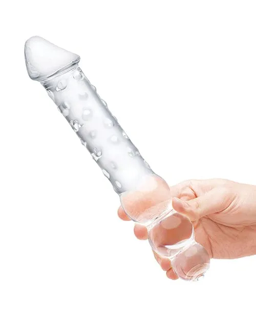 Dildos Glas Glas 12 Double Ended Glass Dildo Wanal Beads Clear Dildos Glas Glas 12 Double Ended Glass Dildo Wanal Beads Clear