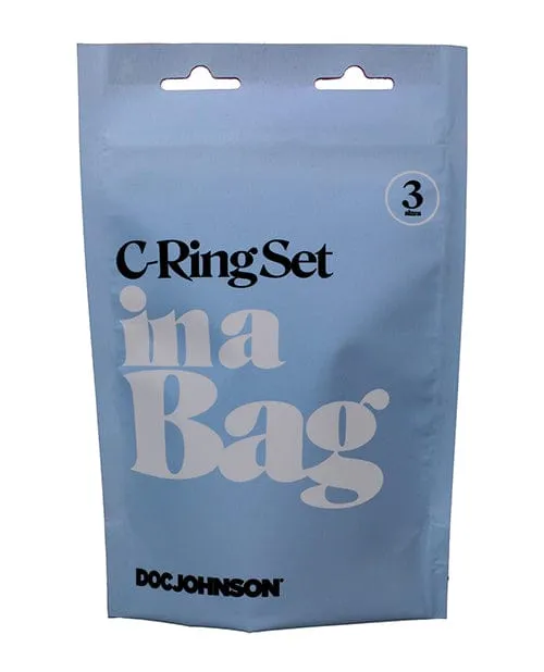 Doc Johnson Anal In A Bag Cring Set Black Doc Johnson Anal In A Bag Cring Set Black
