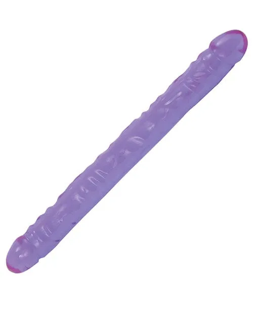 Doc Johnson Dildos Crystal Jellies 18 Double Dong Purple Doc Johnson Dildos Crystal Jellies 18 Double Dong Purple