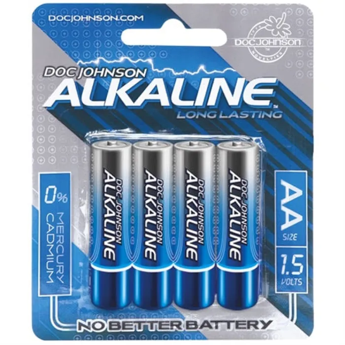 Doc Johnson Enhancers Doc Johnson Alkaline Batteries AA 4 Pack