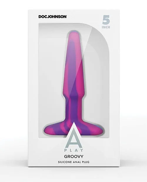 Doc Johnson Male Sex Toys A Play 5 Groovy Silicone Anal Plug Multicoloryellow Doc Johnson Male Sex Toys A Play 5 Groovy Silicone Anal Plug Multicoloryellow