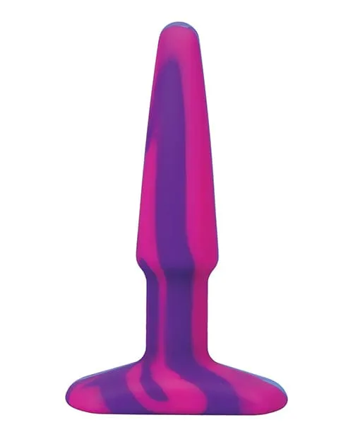 Doc Johnson Male Sex Toys A Play 5 Groovy Silicone Anal Plug Multicoloryellow