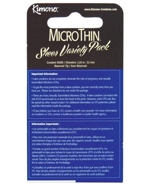 Enhancers Paradise Marketing Kimono Micro Thin Variety Pack Enhancers Paradise Marketing Kimono Micro Thin Variety Pack