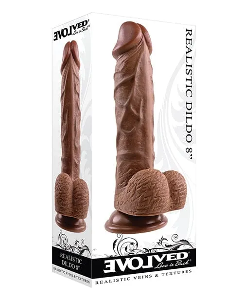 Evolved 8 Realistic Dildo with Balls Evolved Novelties Female Sex Toys Evolved 8 Realistic Dildo with Balls Evolved Novelties Female Sex Toys