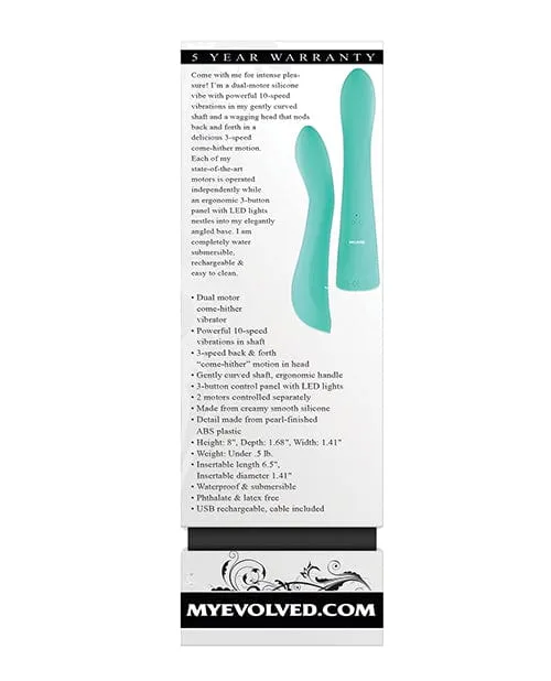 Evolved Novelties Vibrators Evolved Come With Me Mint Evolved Novelties Vibrators Evolved Come With Me Mint