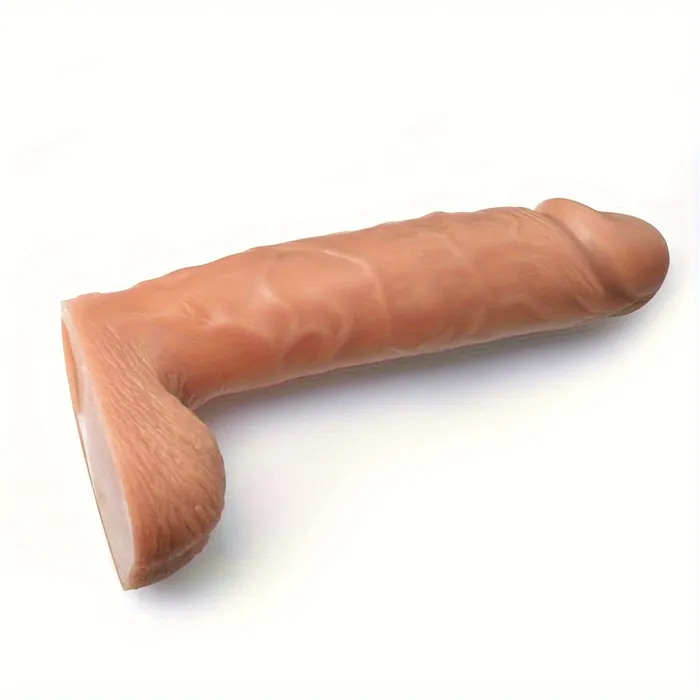Female Sex Toys FAAK S105T Silicone Penis Sleeve With Pants Realistic Sheath Hollow Dildo