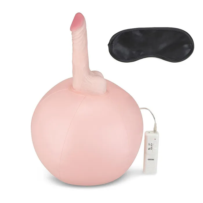 Female Sex Toys Lux Fetish Vibrating Yoga Ball Dildo