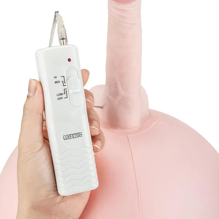 Female Sex Toys Lux Fetish Vibrating Yoga Ball Dildo