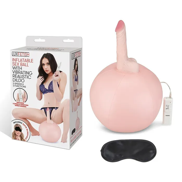 Female Sex Toys Lux Fetish Vibrating Yoga Ball Dildo
