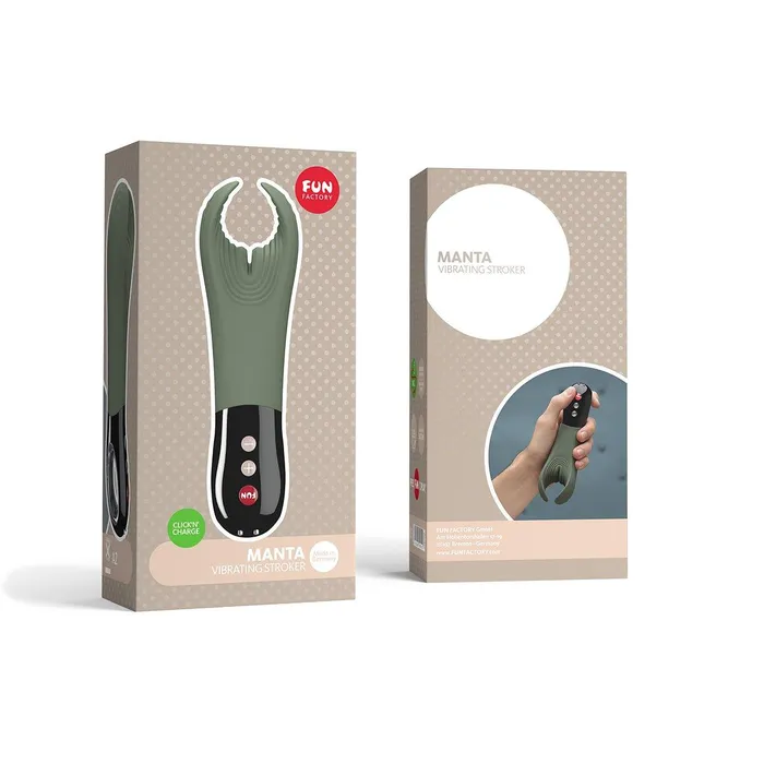 Fun Factory Vibrators Fun Factory Manta Moss Green Fun Factory Vibrators Fun Factory Manta Moss Green