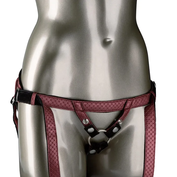Her Royal Harness the Regal Duchess Red CalExotics Female Sex Toys Her Royal Harness the Regal Duchess Red CalExotics Female Sex Toys