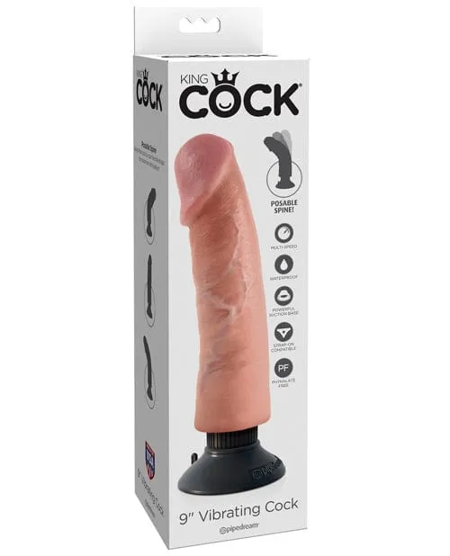 King Cock 9 Vibrating Cock Flesh Pipedream Products Dildos