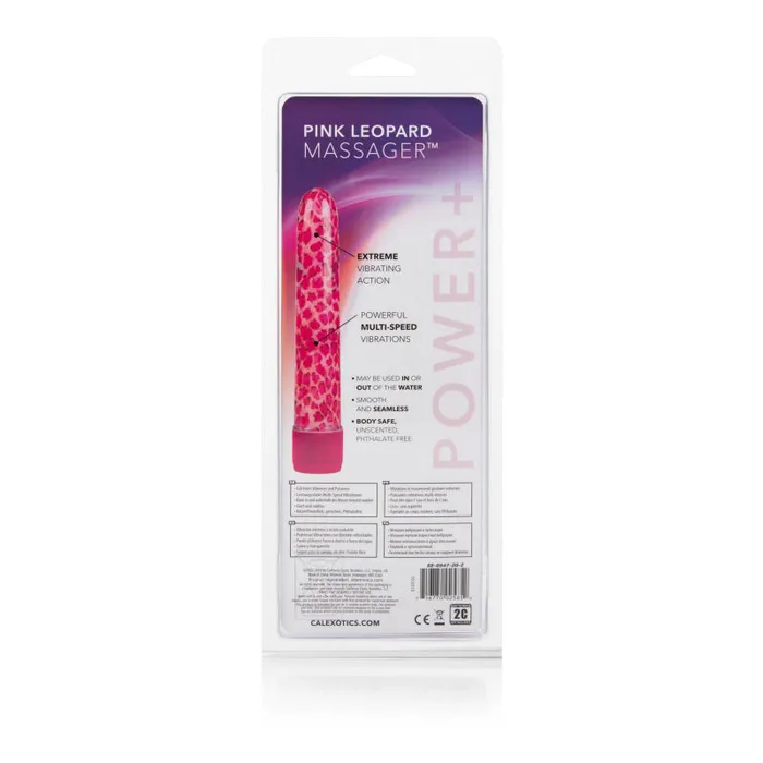 Leopard Massager Pink CalExotics Vibrators Leopard Massager Pink CalExotics Vibrators