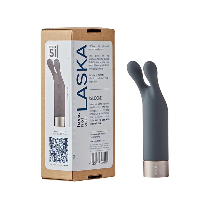 Love Not War Laska Head Grey Love Not War Vibrators