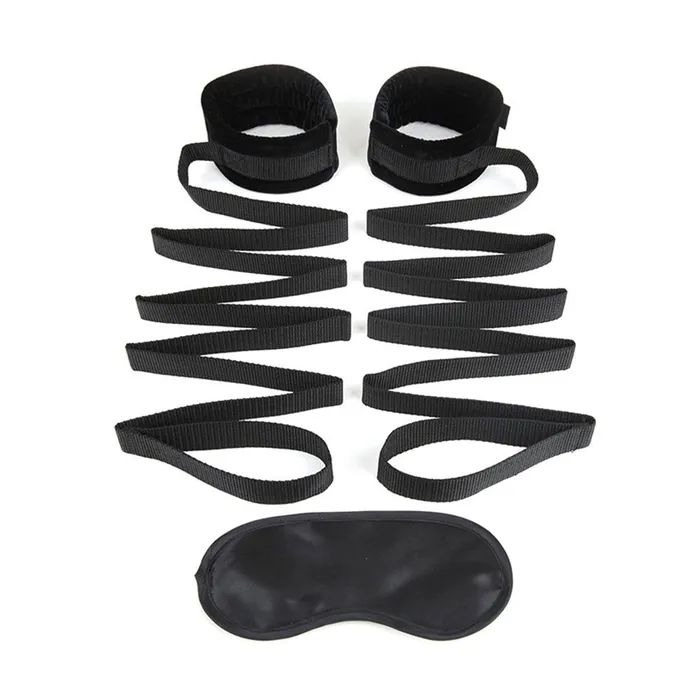 Lux Fetish Couples Bondage Bed Strap Set