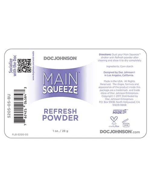 Main Squeeze Refresh Powder 1 Oz Doc Johnson Vibrators Main Squeeze Refresh Powder 1 Oz Doc Johnson Vibrators