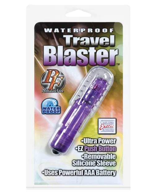 Male Sex Toys CalExotics Travel Blaster with Silicone Sleeve Waterproof